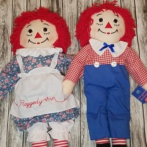 NWT Raggedy Ann and Andy Rag Dolls